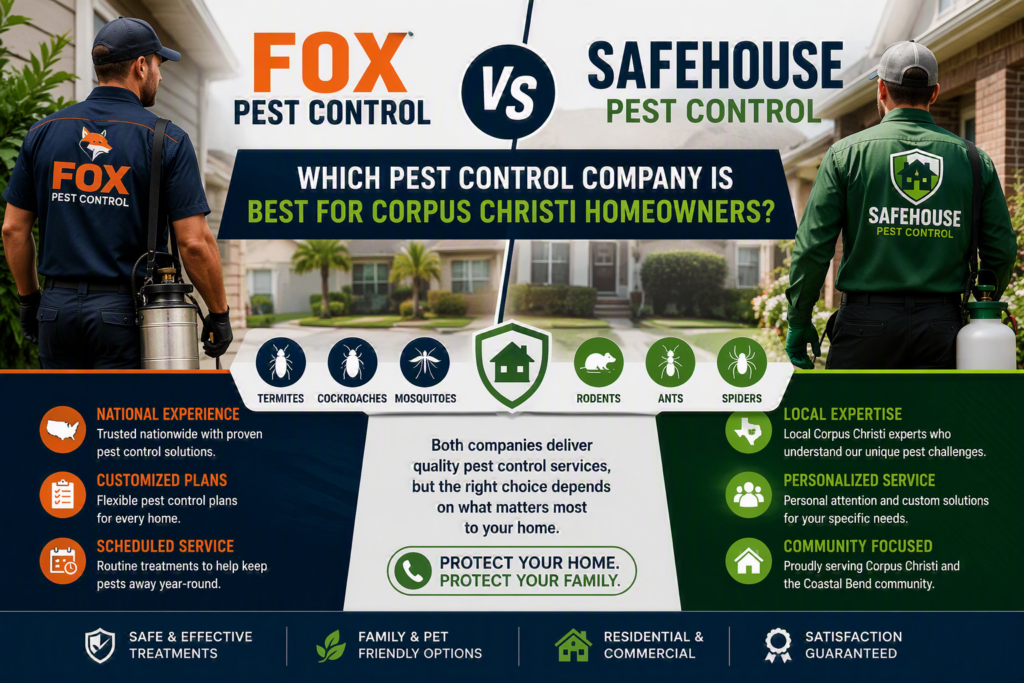 Fox Pest Control vs. SafeHouse Pest Control: